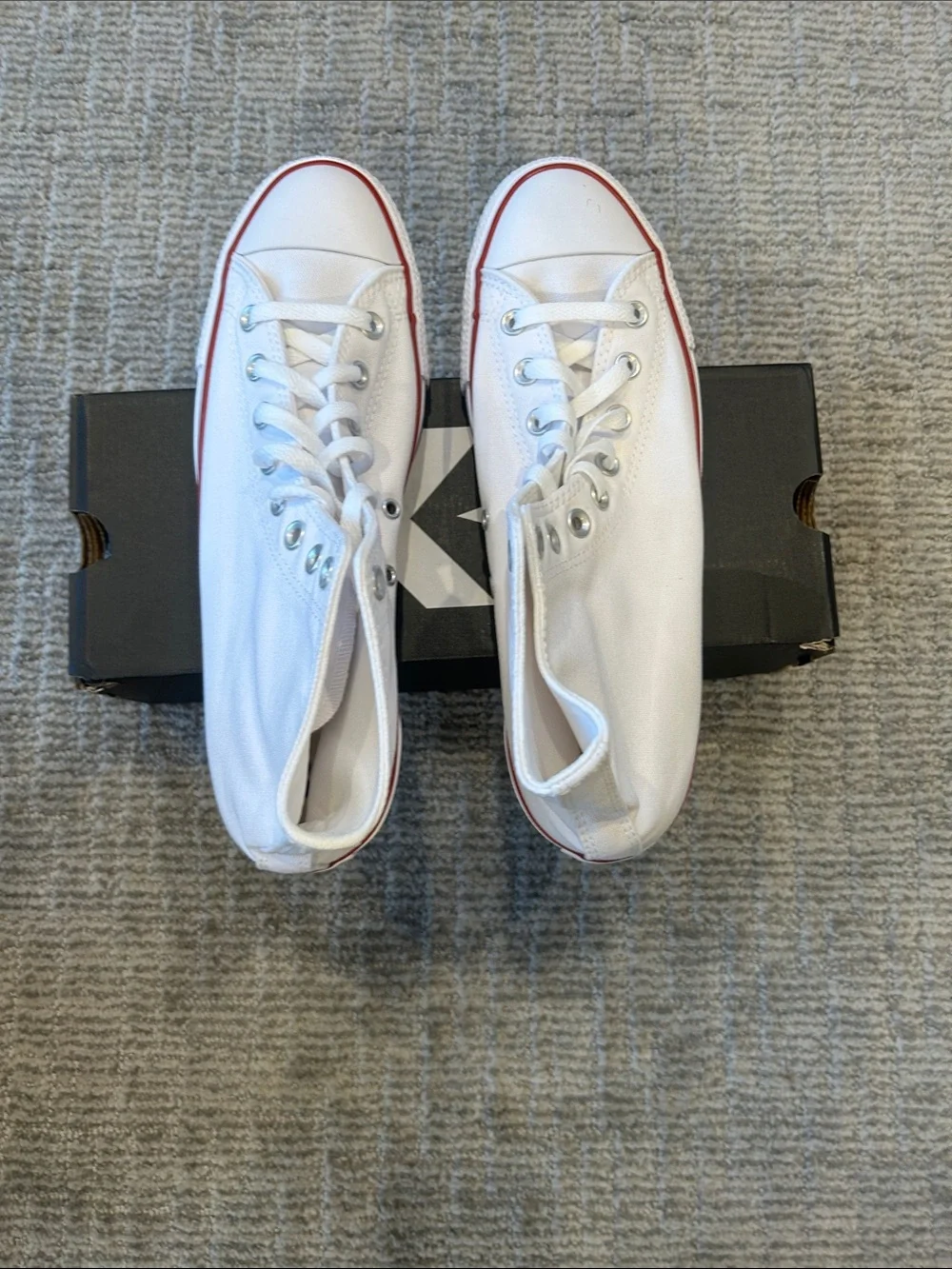 Converse Chuck Taylor All Star Hi Top Sneaker White 10 - Picture 6 of 7